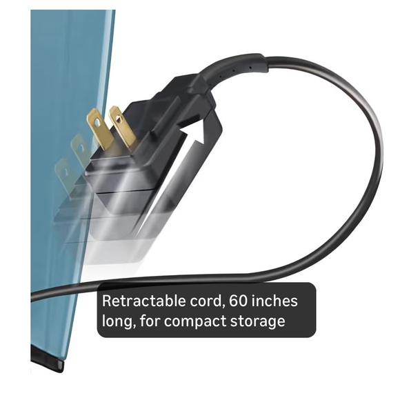 Conair Cord Keeper 1875 Hair Dryer - Blue - Picture 2 of 4